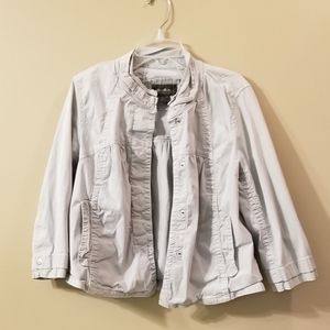 *SOLD* Eddie Bauer women's gray lightweight jacket, medium